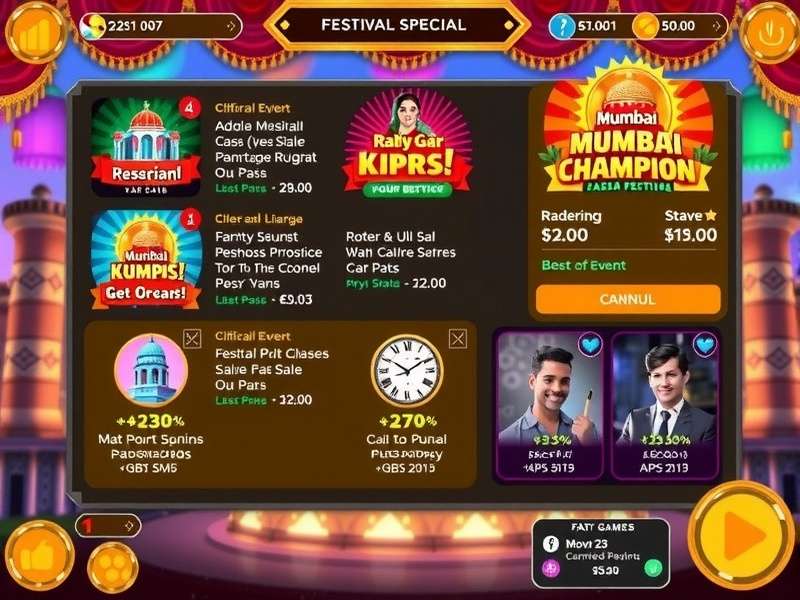 Mumbai Cash Champion festival special event interface